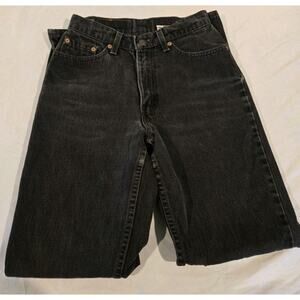 Vintage Black Levis 512 Jeans Size 5 Jr Tapered Leg Slim Fit
